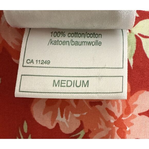 Vintage Laura Ashley Size M Playsuit Jumpsuit Romper Red Floral Cottagecore Crop - Picture 4 of 12